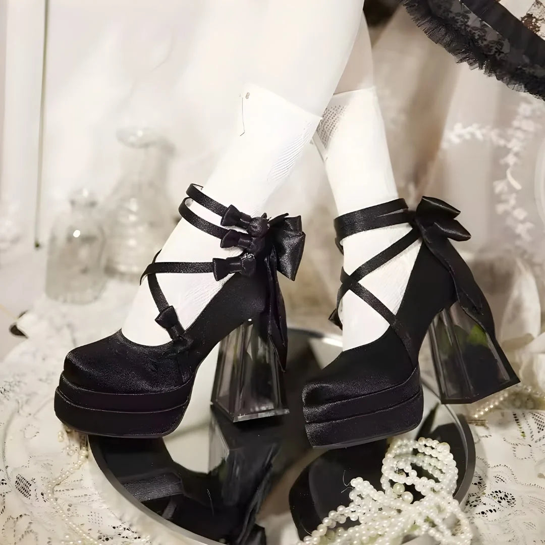 Midnight Rose Sonata High Heels