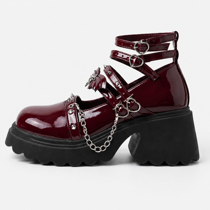 Midnight Batbite Heels