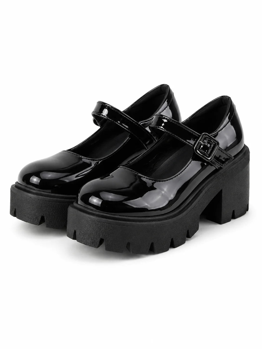 Midnight Chunky Mary Janes