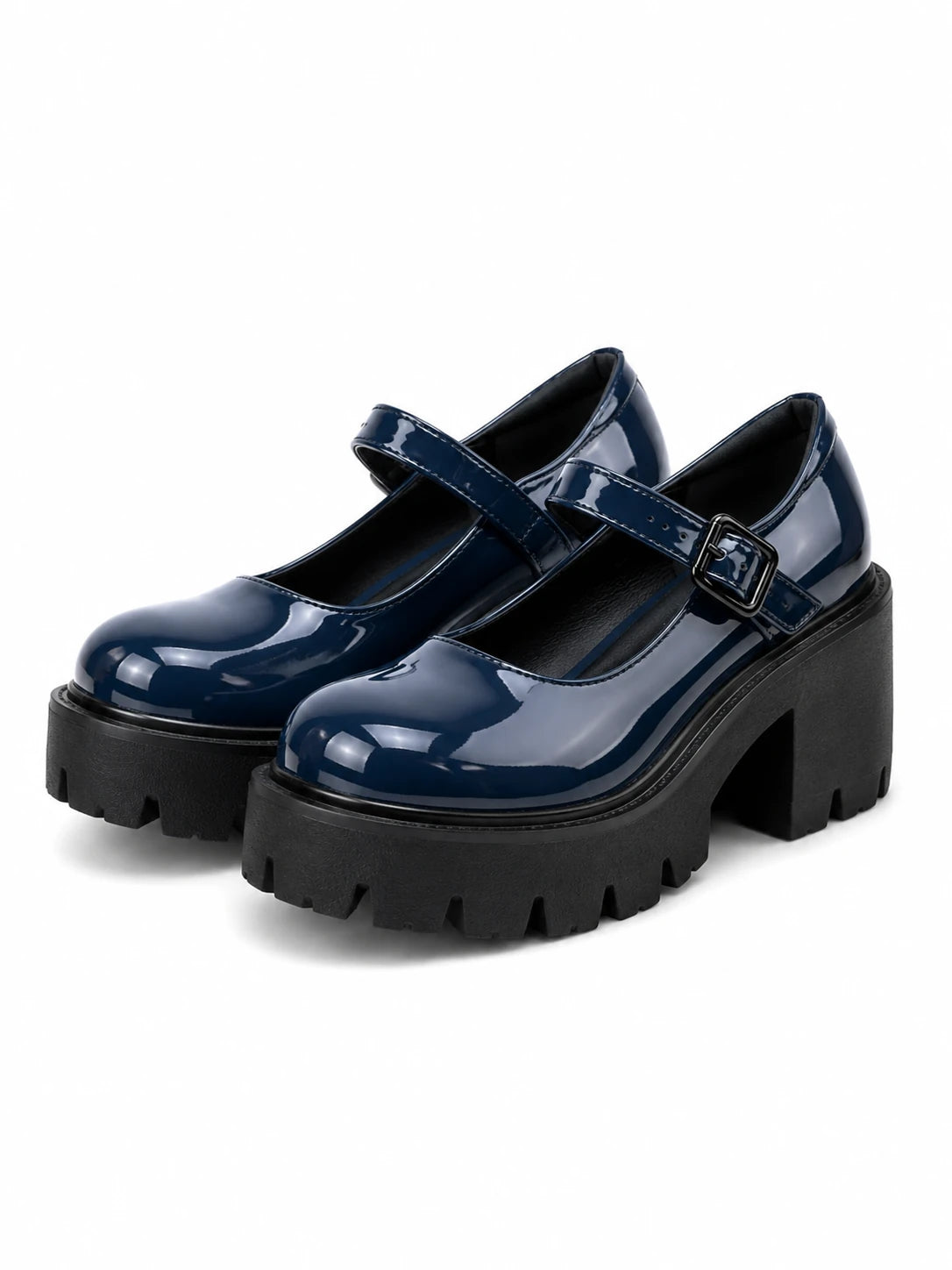 Midnight Chunky Mary Janes
